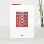 Carte de voeux de Noël (Dos)