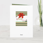 Carte de voeux de Noël (Dos)