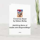 Carte de voeux de Noël (Dos)