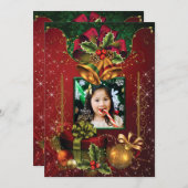 Carte de voeux de Noël (Devant / Derrière)