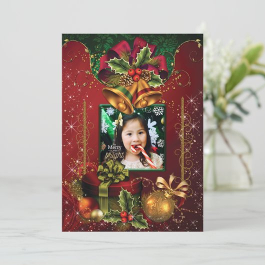 Carte de voeux de Noël (Debout devant)