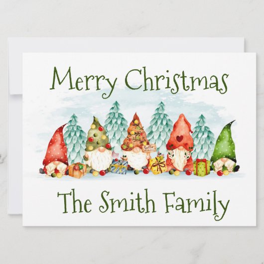 Carte de vœux de Noël (Devant)