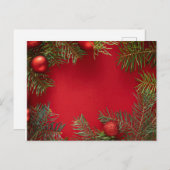 Carte de voeux de Noël (Devant / Derrière)