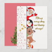 Carte de vœux de Noël (Devant / Derrière)