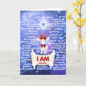 Carte de voeux de Noël (Fleur jaune)