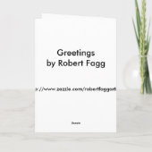 Carte de voeux de Noël (Dos)