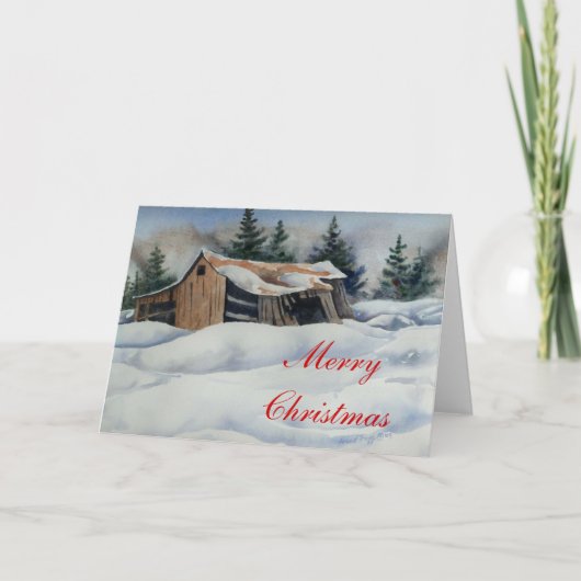 Carte de voeux de Noël (Devant)