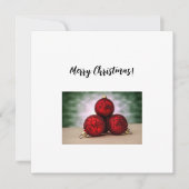 Carte de voeux de Noël (Devant)