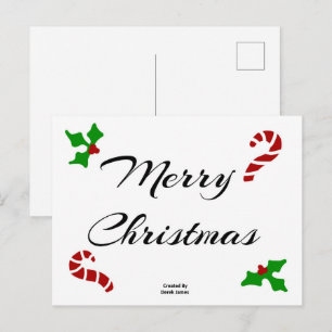 Carte de vœux de Noël