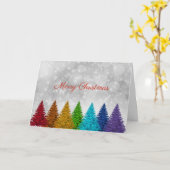 Carte de voeux de Noël (Fleur jaune)