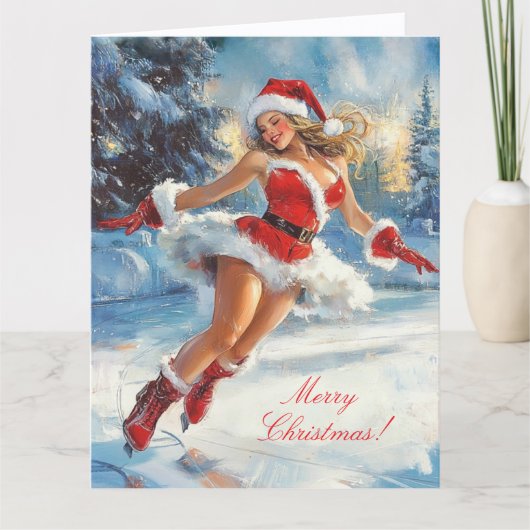 Carte de vœux de Noël. (Devant)