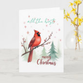 carte de vœux de Noël (Fleur jaune)