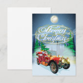 Carte de voeux de Noël (Devant / Derrière)