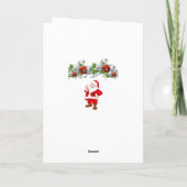 Carte de voeux de Noël (Dos)