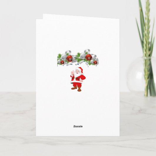 Carte de voeux de Noël (Dos)