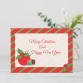 Carte de voeux de Noël (Debout devant)