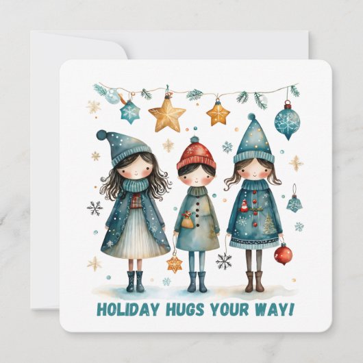 Carte de vœux de Noël (Devant)