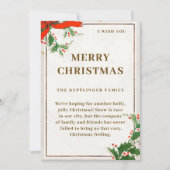 Carte de voeux de Noël (Devant)