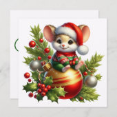 Carte de voeux de Noël (Devant / Derrière)