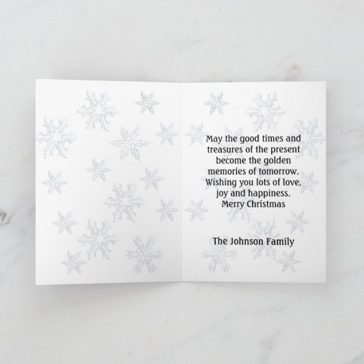 Carte de voeux de Noël (Intérieur)