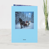 Carte de vœux de Noël (Dos)