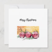 Carte de voeux de Noël (Devant)