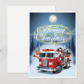 carte de voeux de Noël (Devant / Derrière)