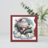 Carte de vœux de Noël (Debout devant)