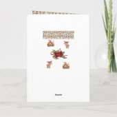 Carte de voeux de Noël (Dos)