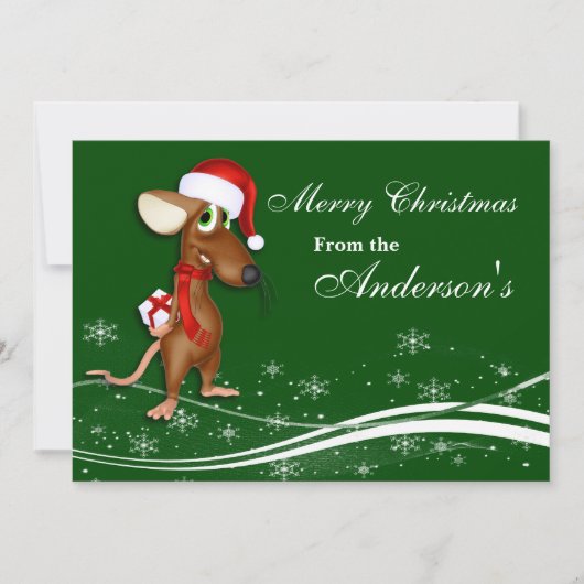 Carte de voeux de Noël (Devant)