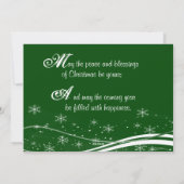 Carte de voeux de Noël (Dos)
