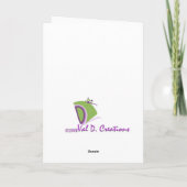 Carte de voeux de Noël (Dos)