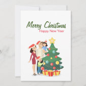 Carte de voeux de Noël (Devant)