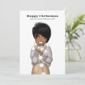 Carte de vœux de Noël (Debout devant)