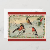 Carte de voeux de Noël (Devant / Derrière)