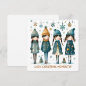 Carte de vœux de Noël (Devant / Derrière)