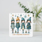 Carte de vœux de Noël (Debout devant)