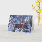 Carte de voeux de Noël (Fleur jaune)