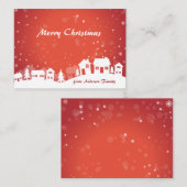 Carte de voeux de Noël (Devant / Derrière)