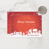 Carte de voeux de Noël (Devant/Arrière en situation)