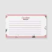 Carte de voeux de Noël (Devant)