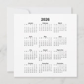 Carte de vœux de Noël 2026 pour notaire (Dos)