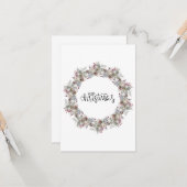 Carte de voeux de Noël #33 (Devant/Arrière en situation)