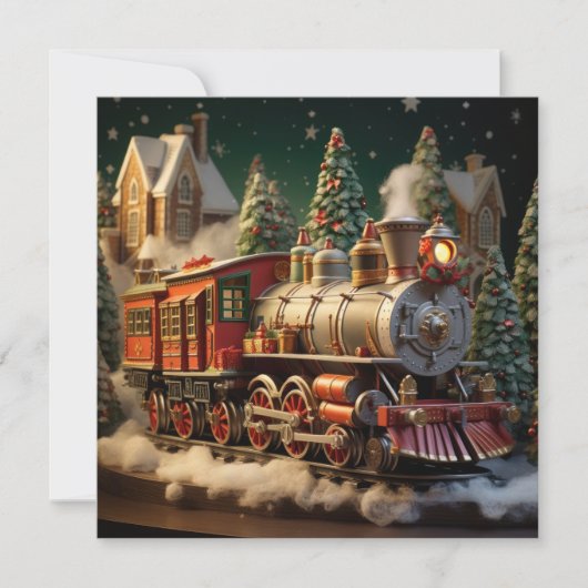 Carte de voeux de Noël 3D (Devant)