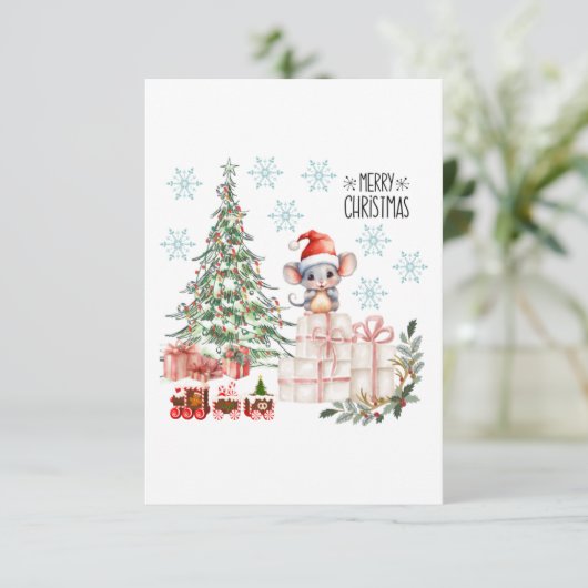 Carte de voeux de Noël #40 (Debout devant)