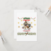 Carte de voeux de Noël #50 (Devant/Arrière en situation)