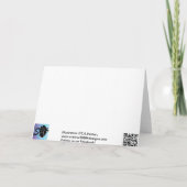 Carte de voeux de Noël à cheval andalou (Dos)