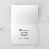 Carte de vœux de Noël à feuillage persistant (Intérieur)