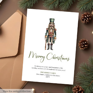 Carte de vœux de Noël à la police de caractères sc