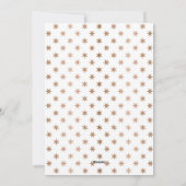 Carte de vœux de Noël à plat avec vœux chaleueux (Dos)